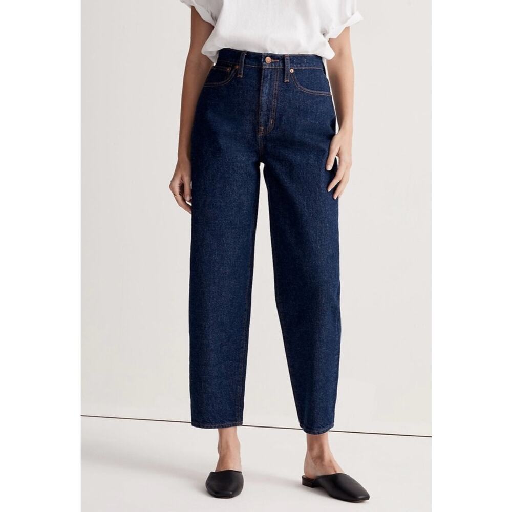 Madewell Dark Blue Balloon Jeans